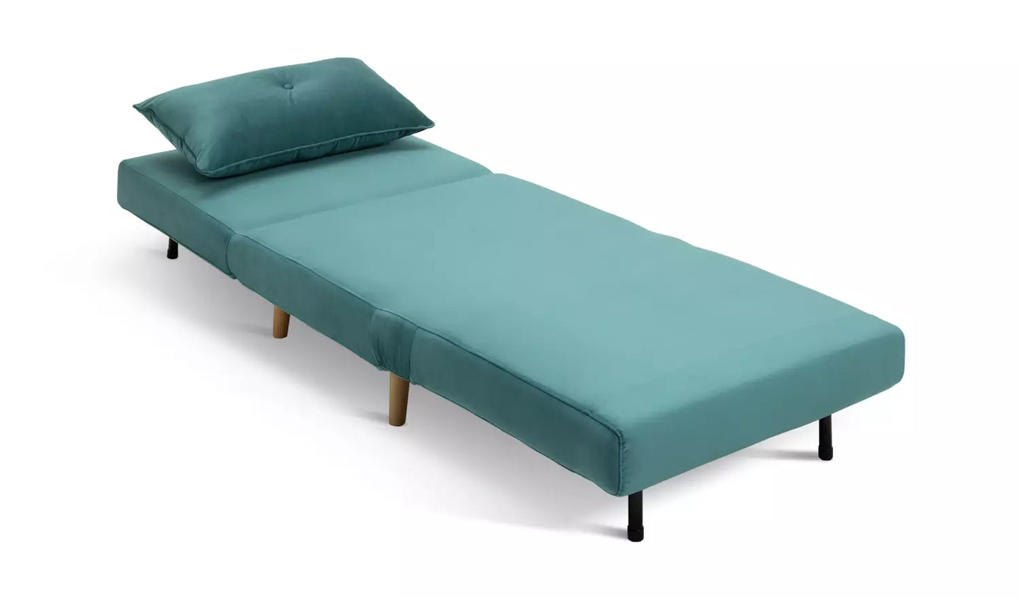 Habitat Roma Single Compact Fabric Chairbed - Tea